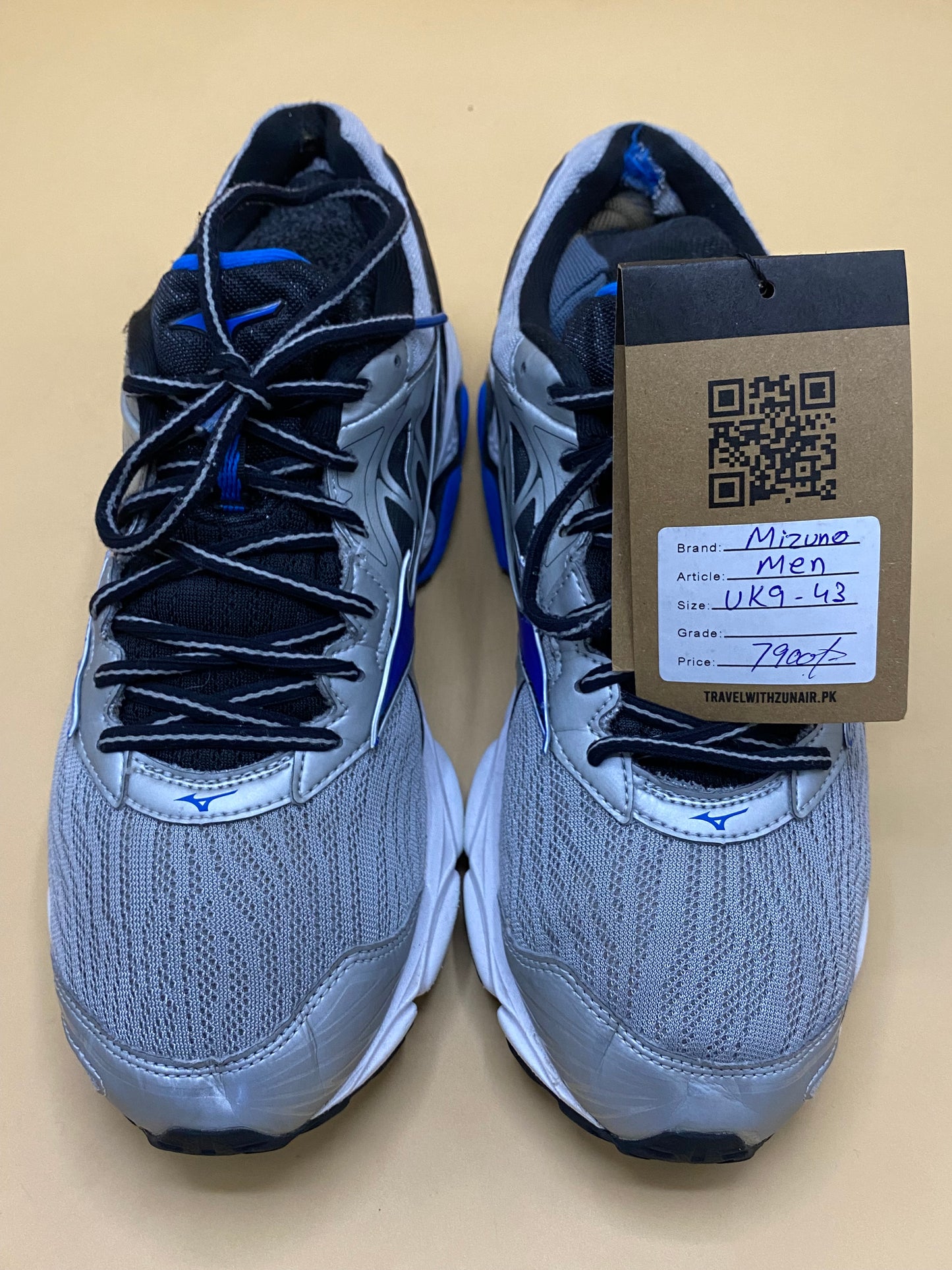 Mizuno Inspire 14 Mens Running Training Shoes Blue Gray