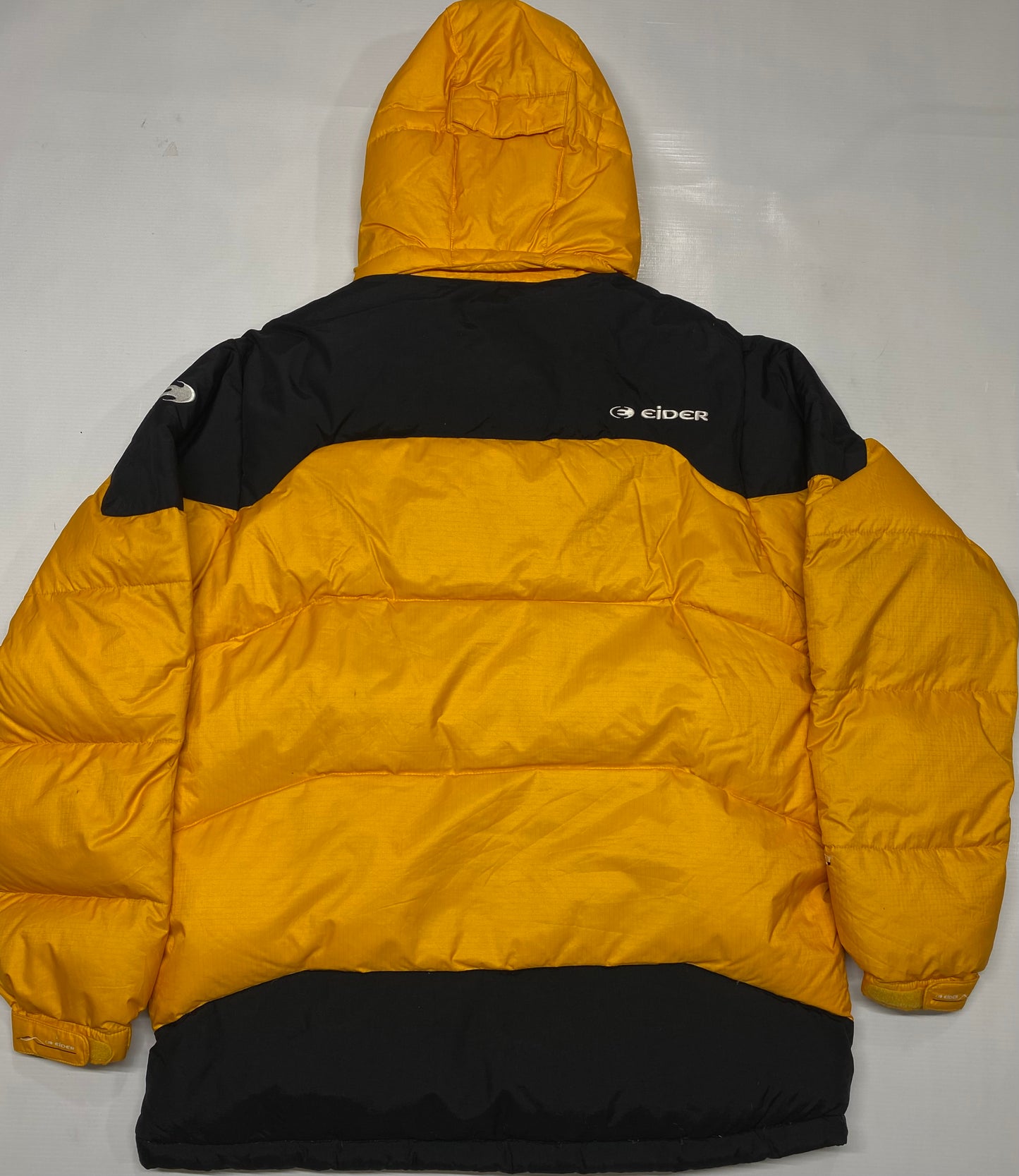 Eider Yellow & Black Men Puffer Jacket