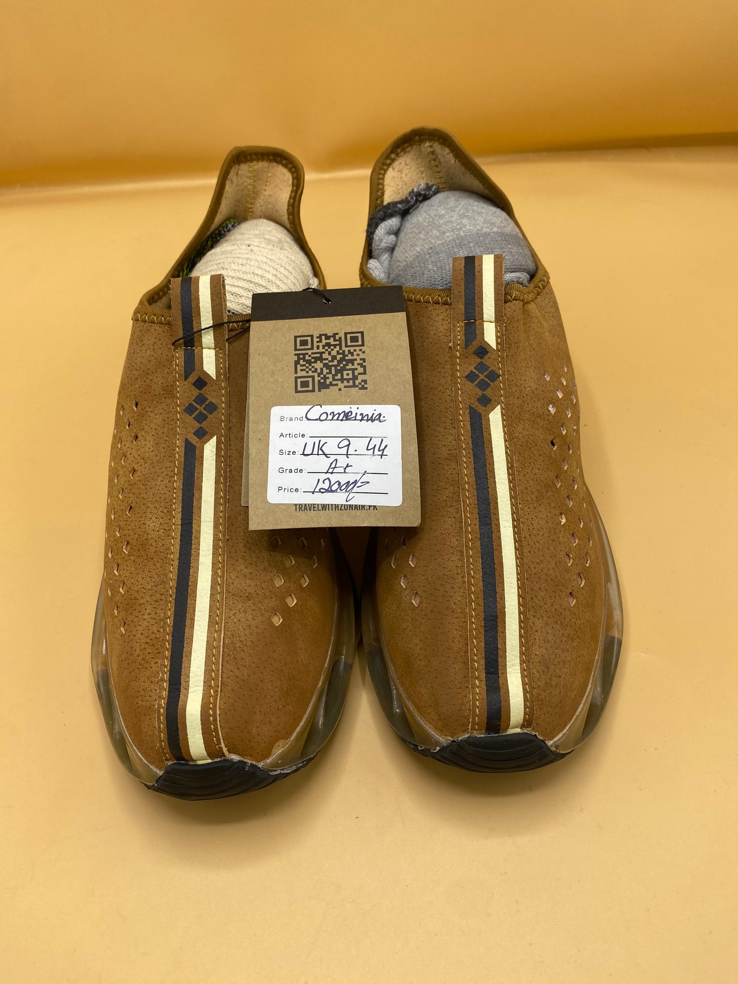 Men's Shoes Waterproof Leather Sneakers Unique Blade Sole