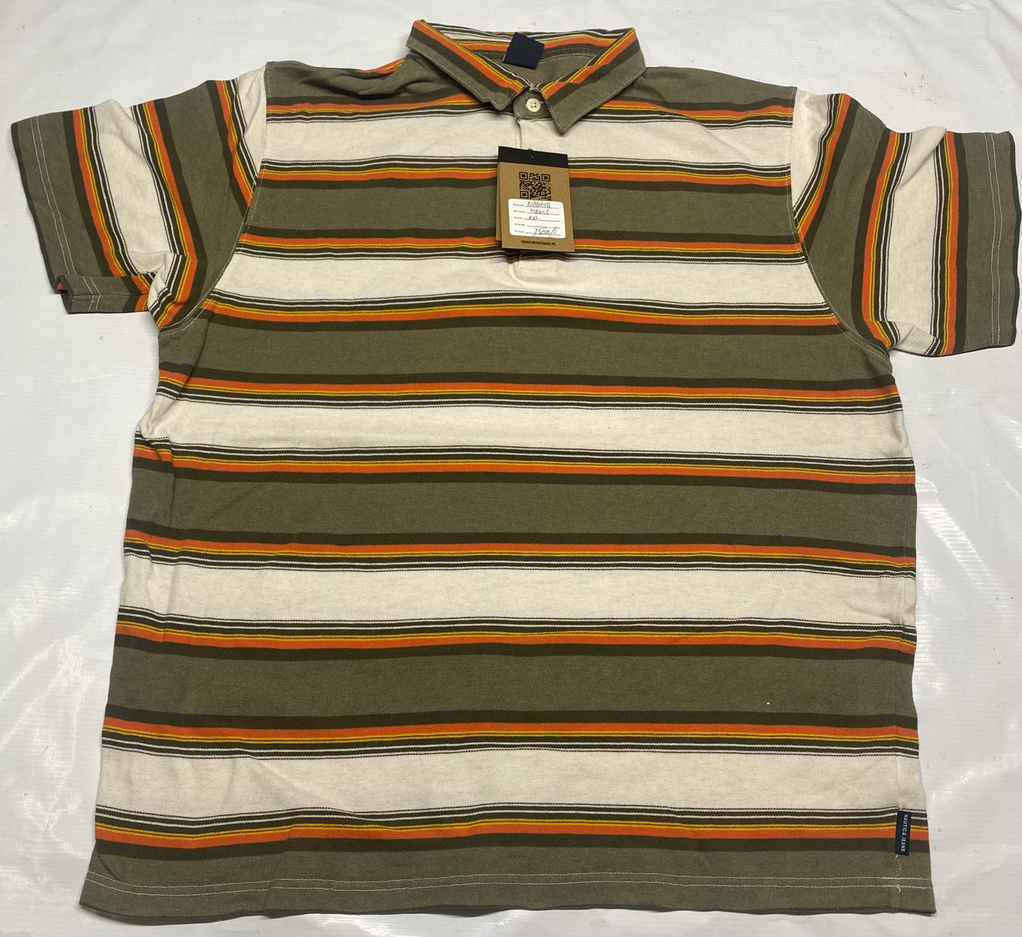 Nautica Gold Striped Polo shirts