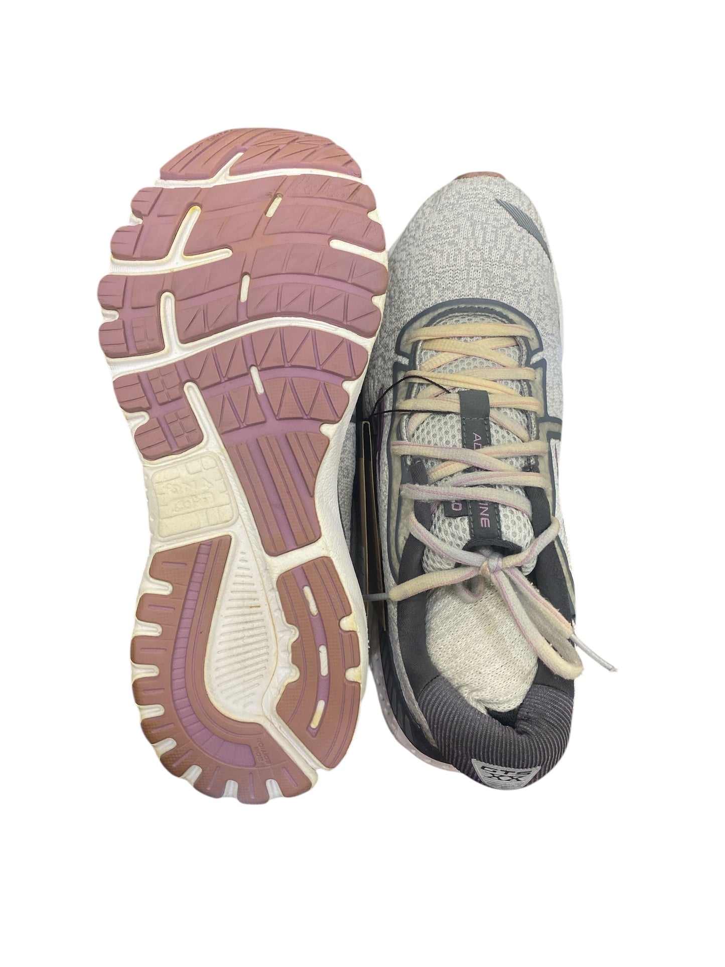 Brooks Adrenaline GTS 20 Womens Shoes Gray Purple Running Athletic