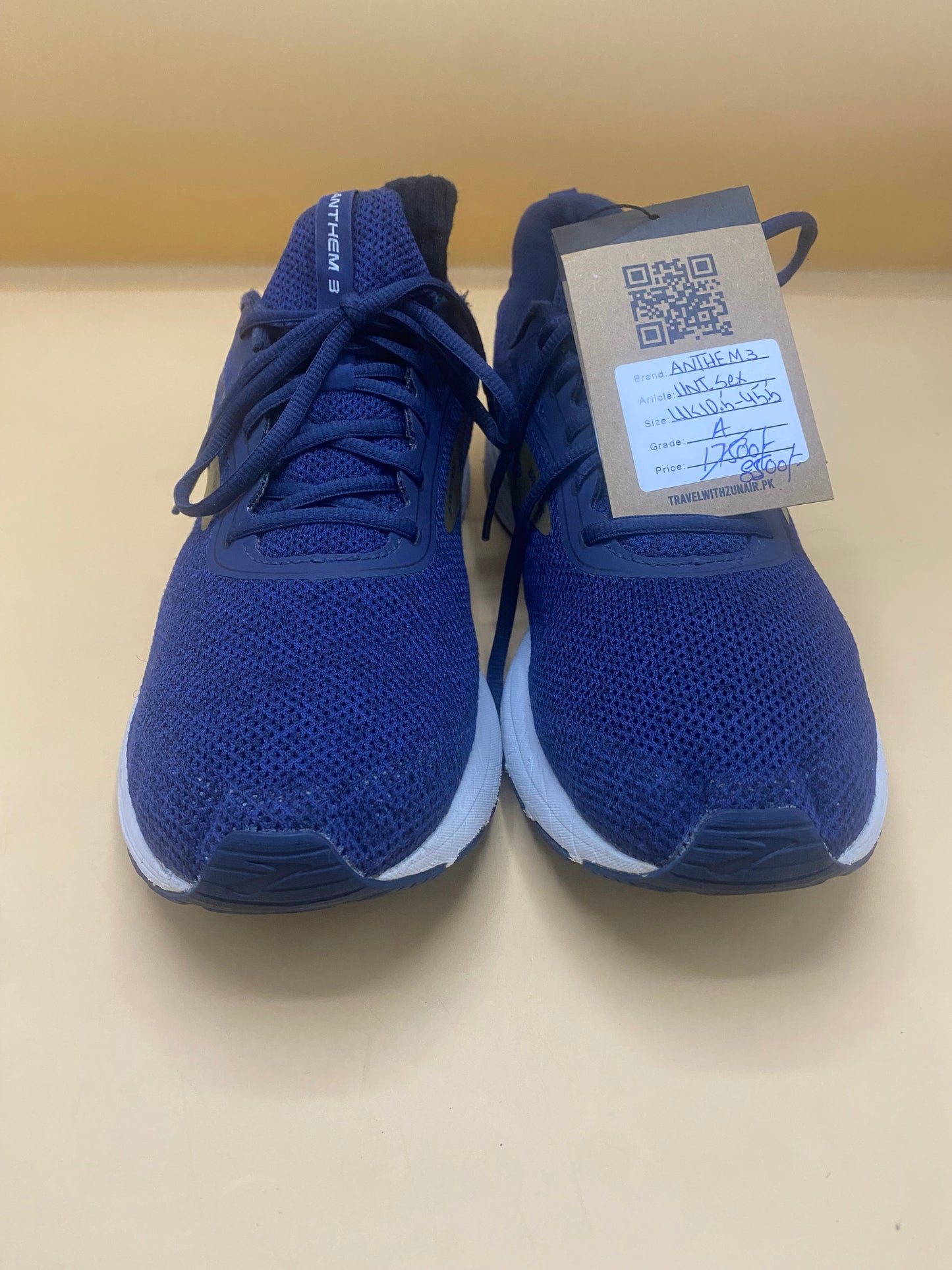 Anthem 3 Mens Size Blue Running Shoes