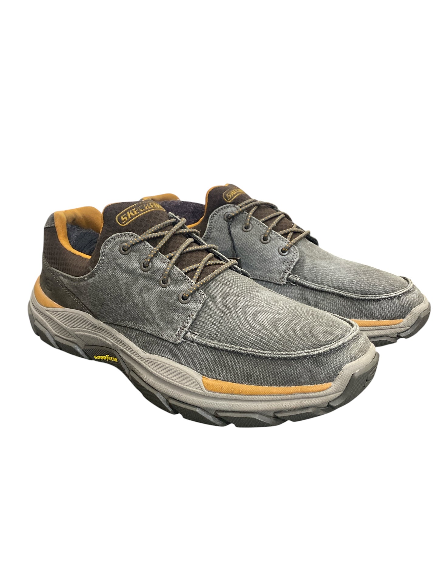 SKECHERS Men's Relaxed Fit, Goodyear Sole, Memory Foam Shoes in Med
