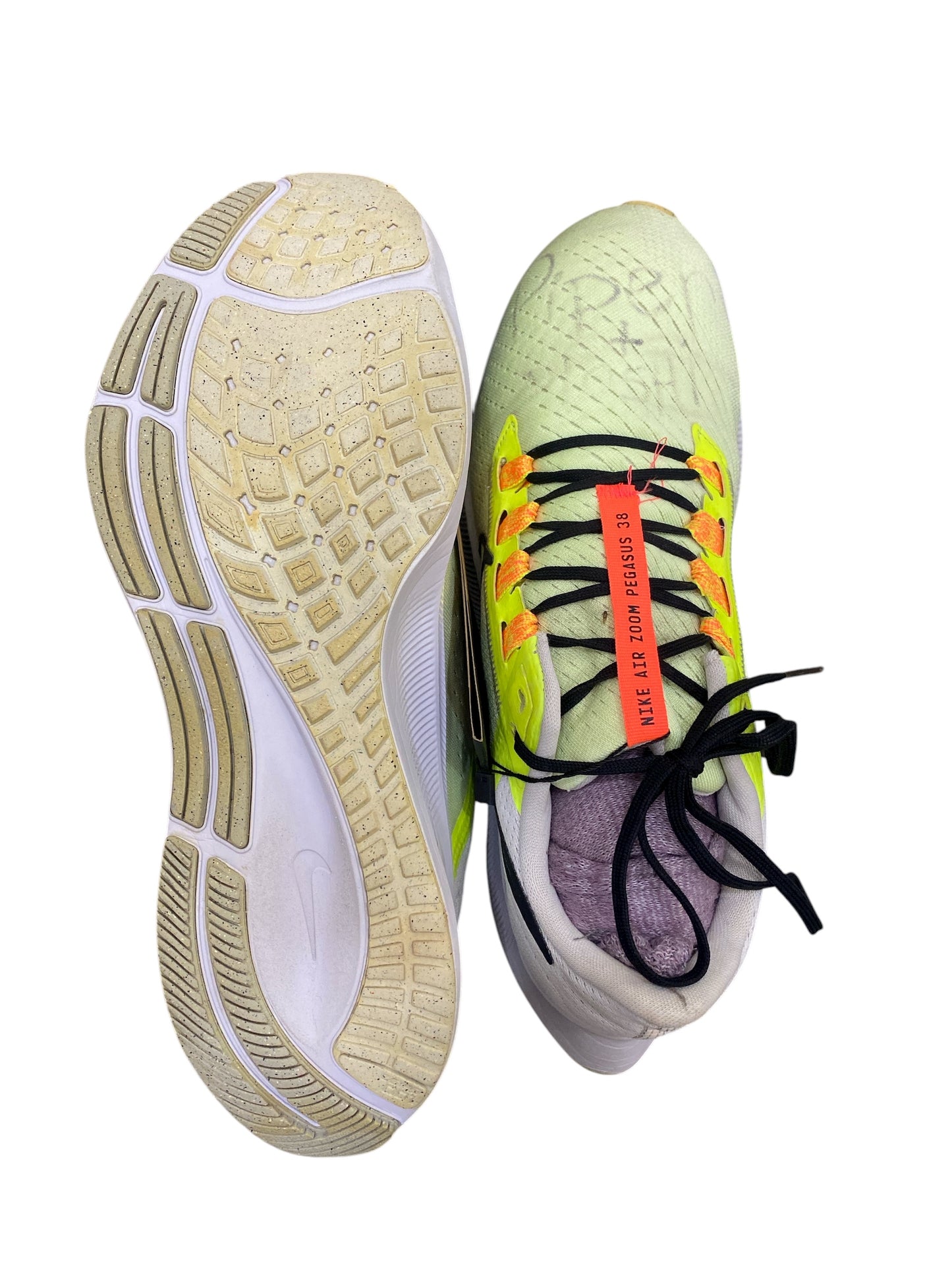 Nike Air Zoom Pegasus 38 Fast Pack Barely Volt White Running