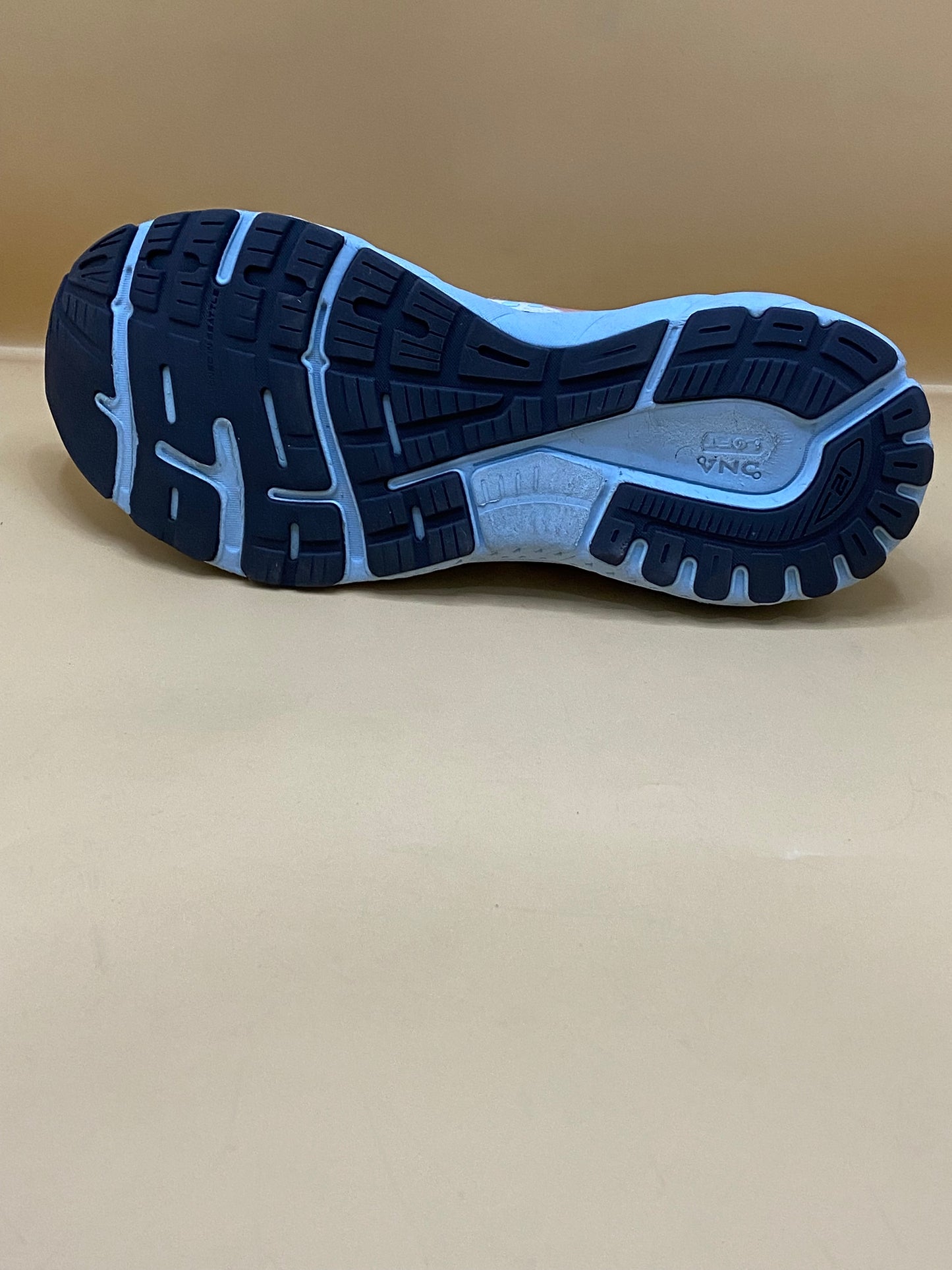 Brooks white and sky blue