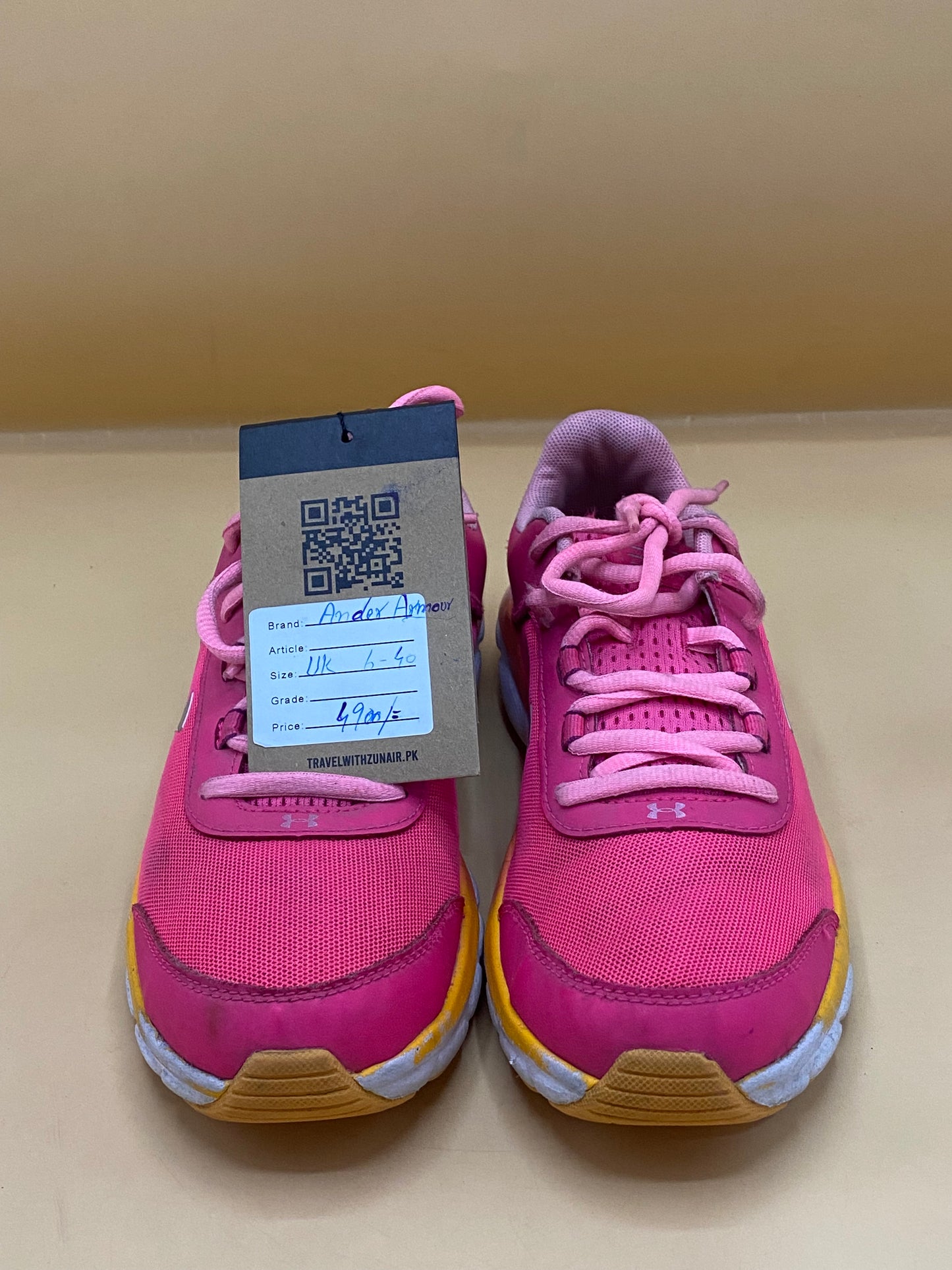 Under Armour Pink / Yellow For Women
