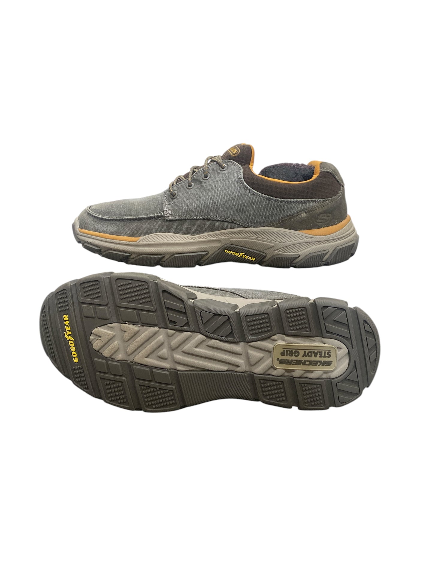 SKECHERS Men's Relaxed Fit, Goodyear Sole, Memory Foam Shoes in Med