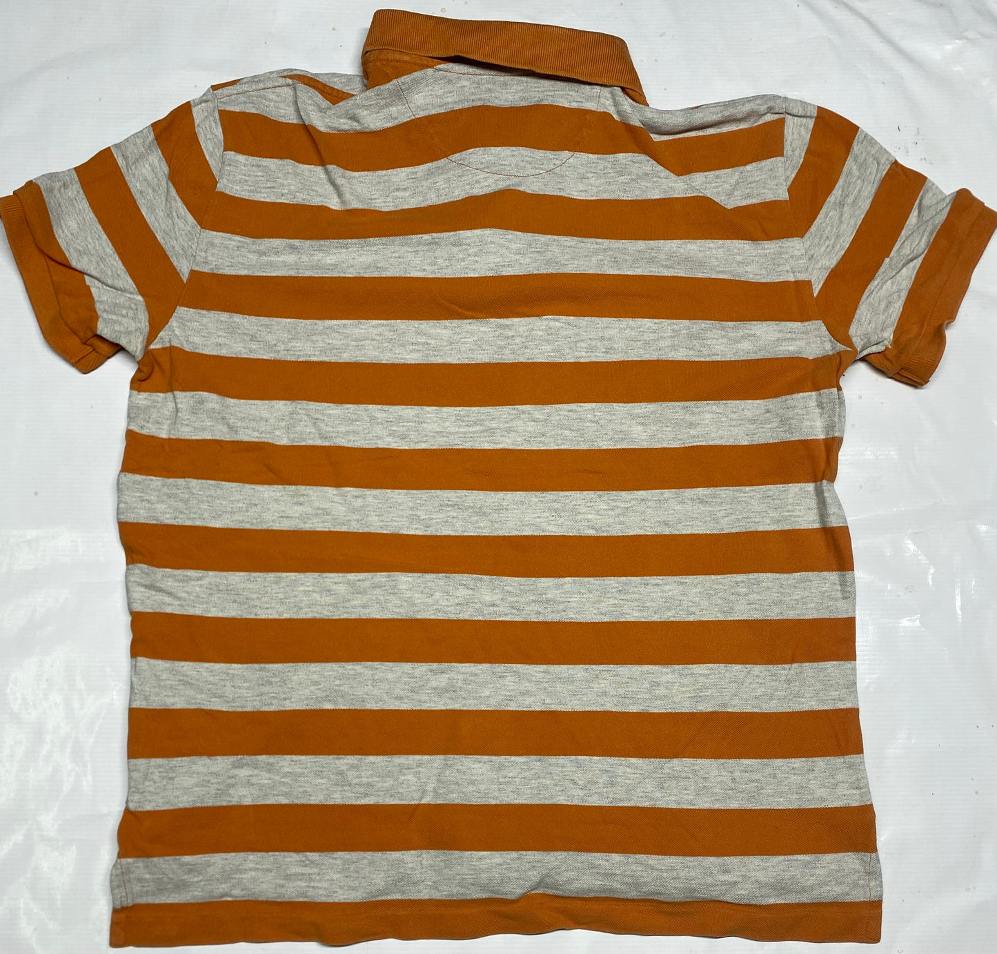 Gap Men's Orange White Shirt