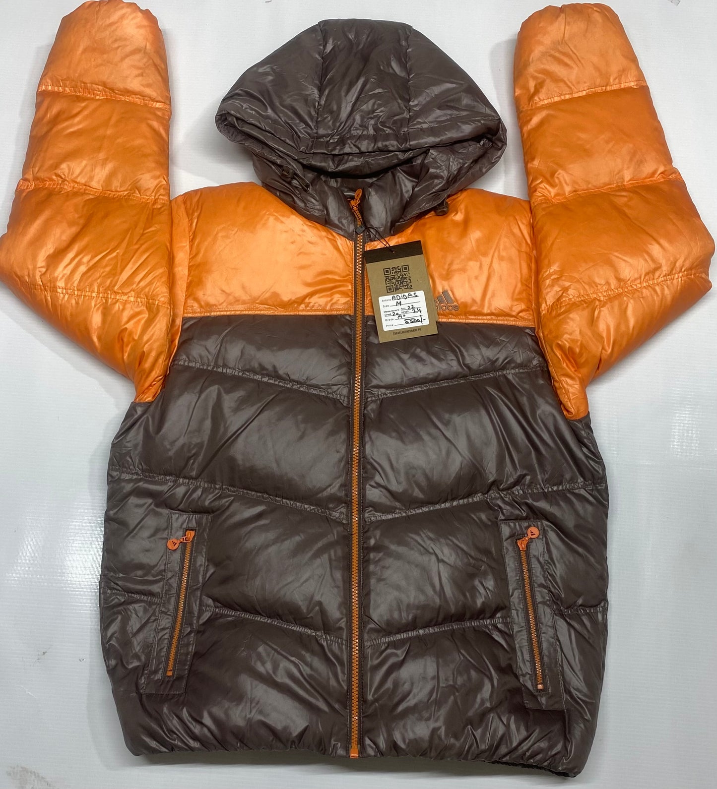Adidas orange Shell Men jackets