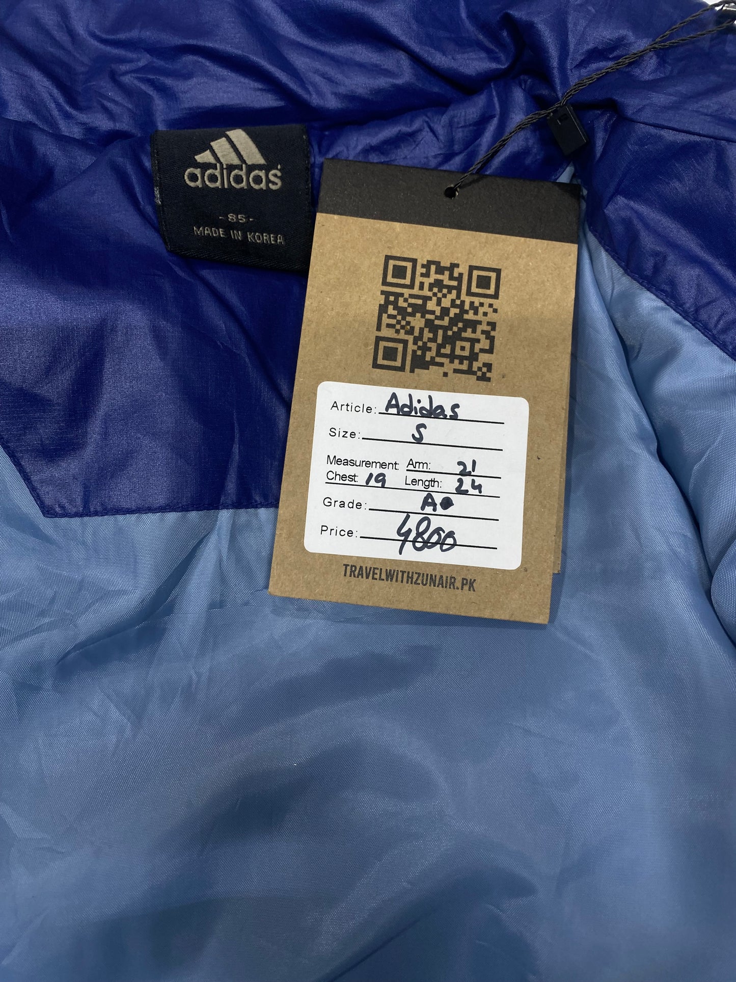 Adidas women's jacket blue
