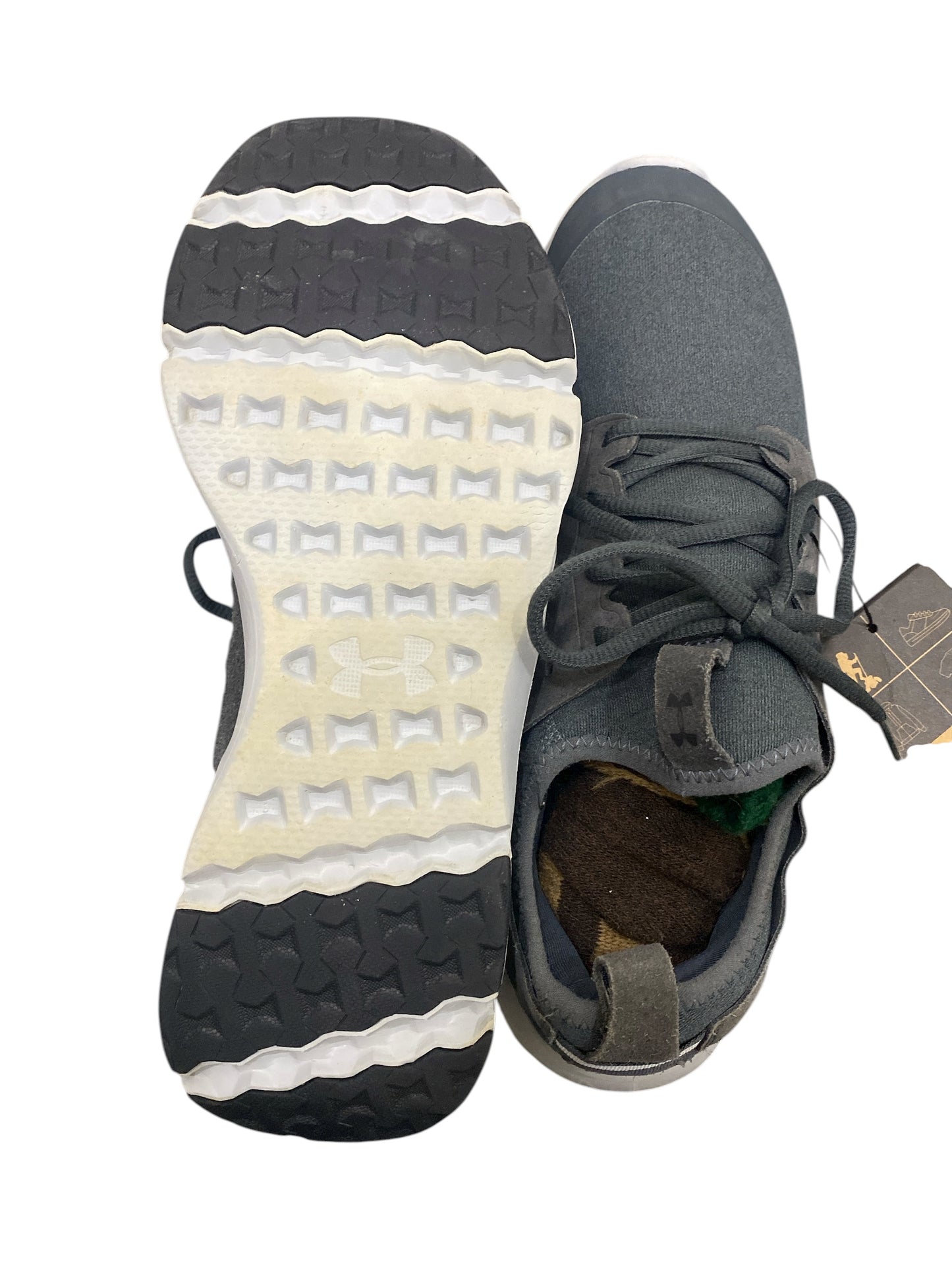 Under Armour Mens Drift RN Mineral Stealth Grey/Black Sneakers