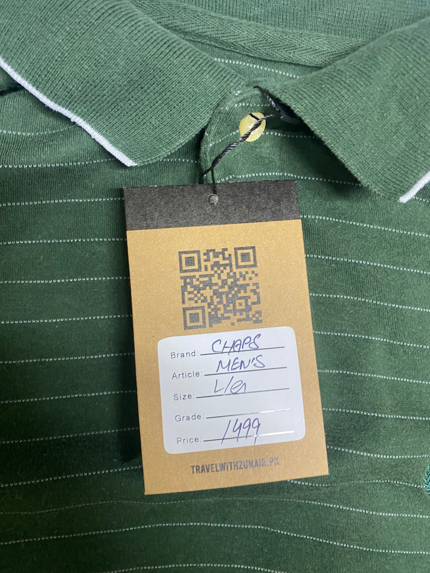 Chaps Ralph Lauren Mens Striped Soft