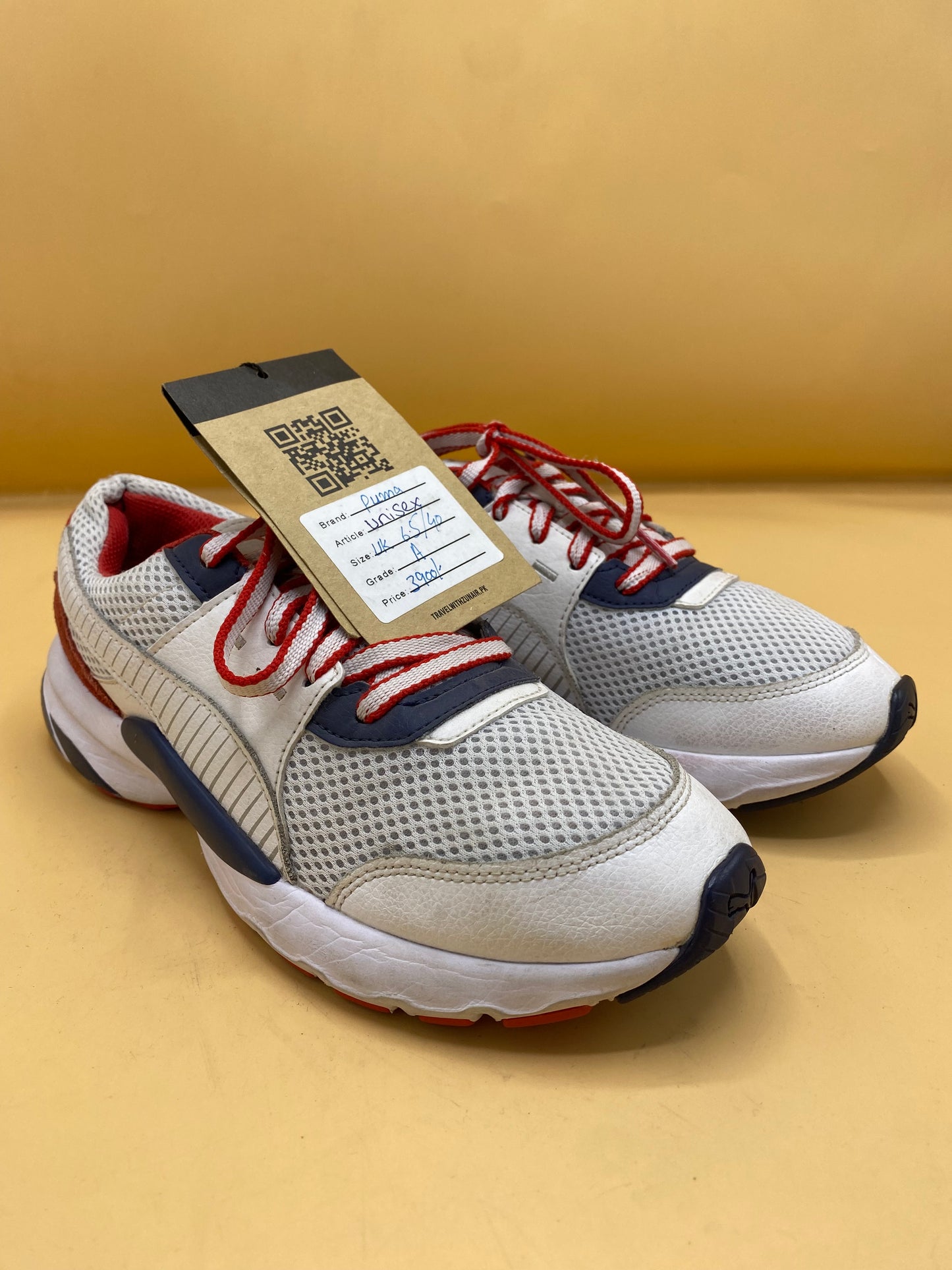 Puma Mens Sneakers Red White Sport