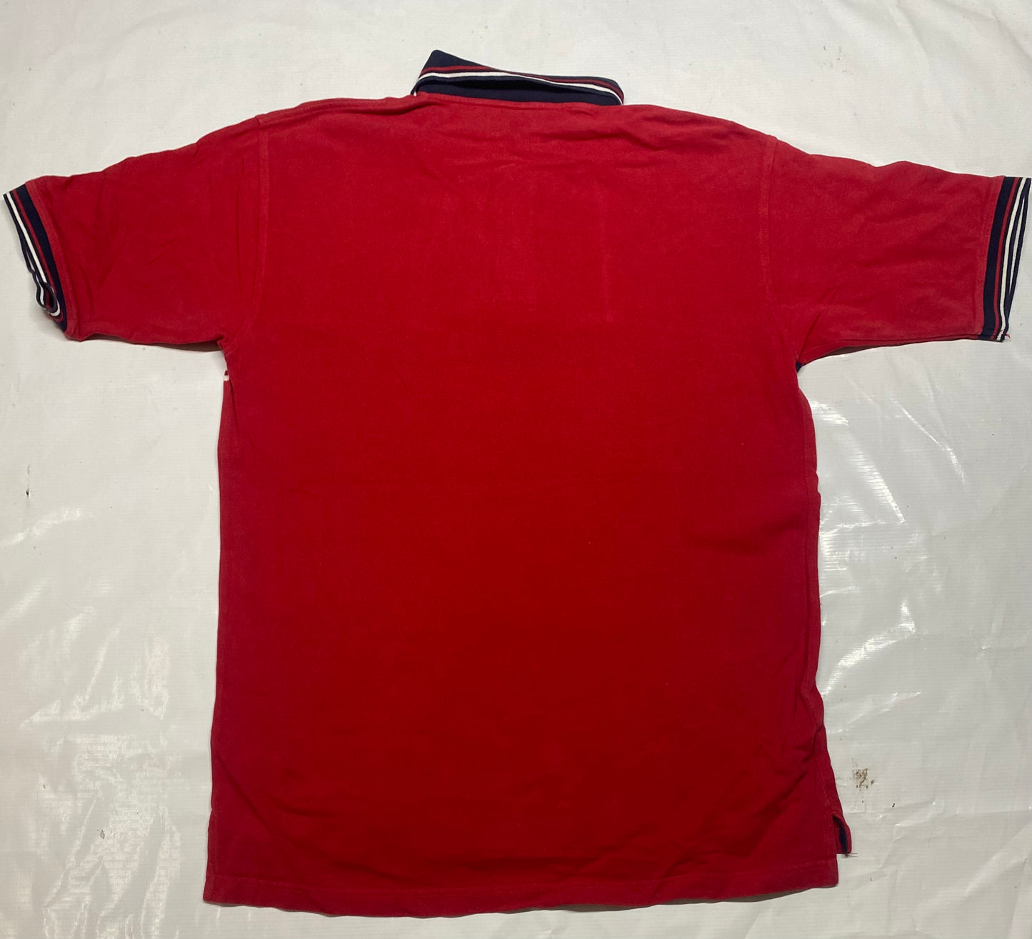 US Polo Assn Men's Red Blue Shirt