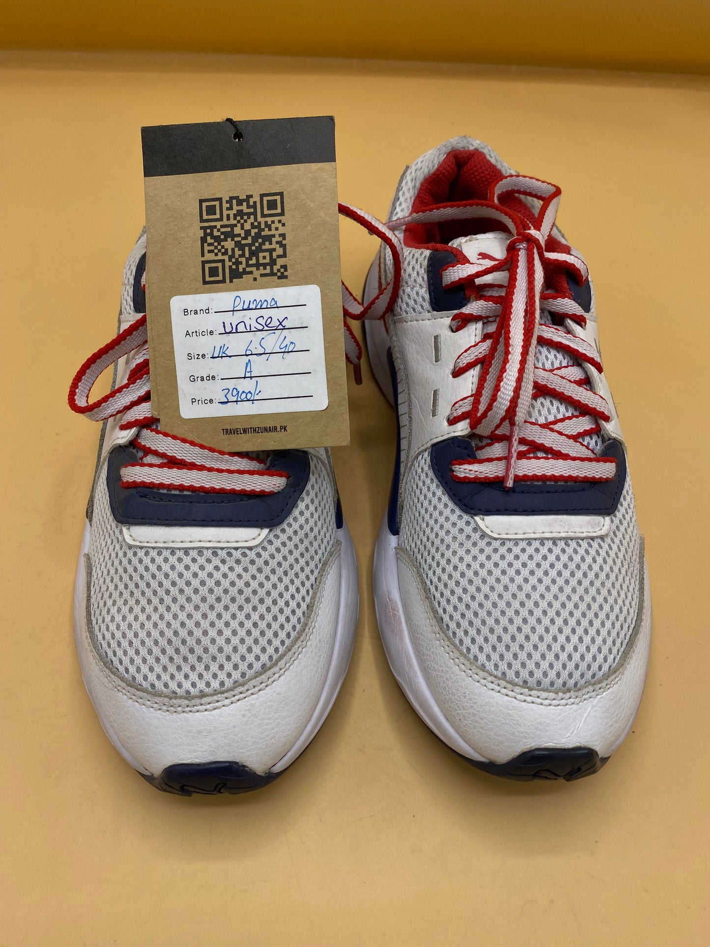 Puma Mens Sneakers Red White Sport