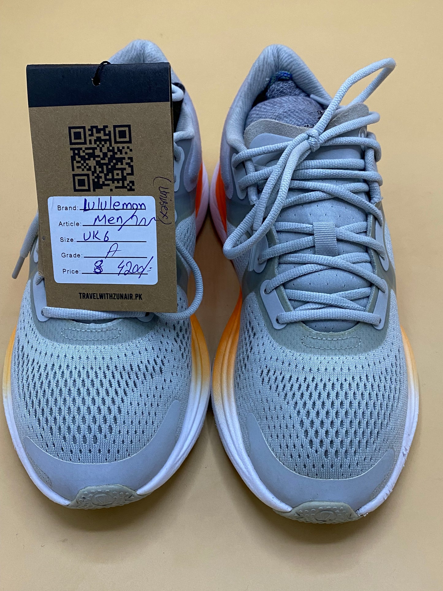 PreOwned Lululemon BlissFeel Run unisex Grey/Orange
