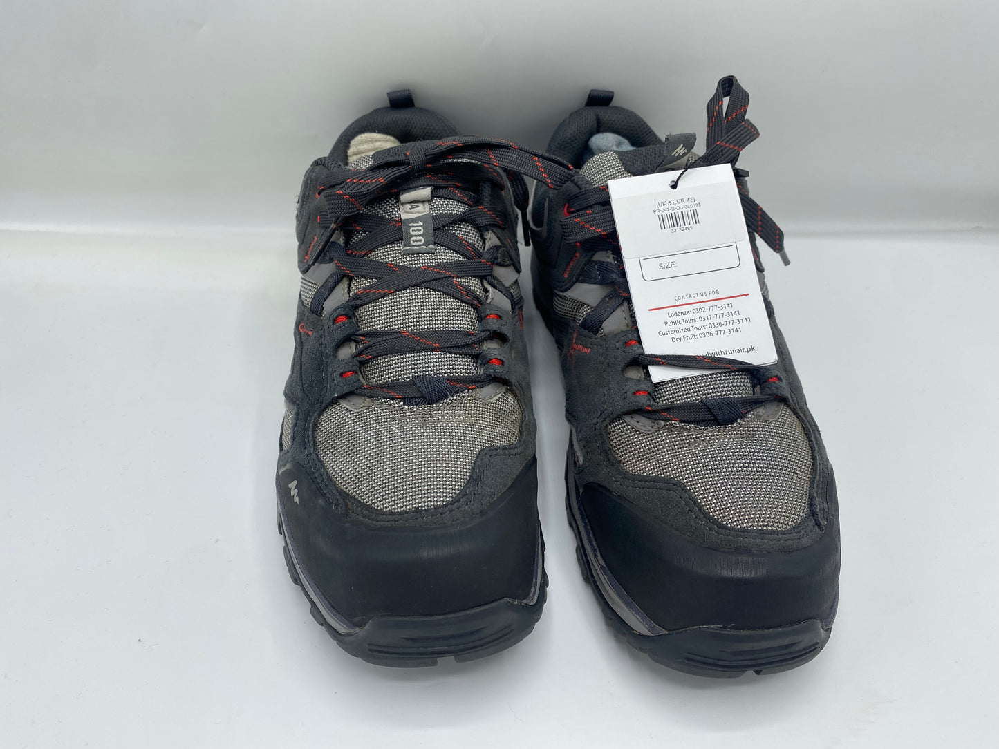QUECHUA Men's waterproof mountain hiking shoes