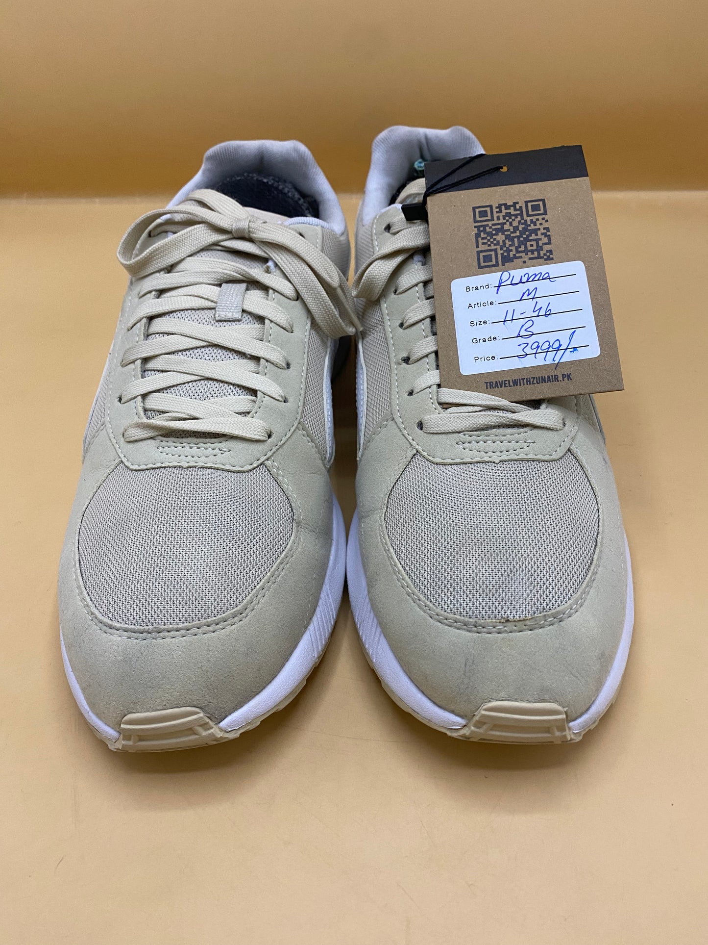 PUMA Graviton Womens Trainers Shoes Beige / Brown