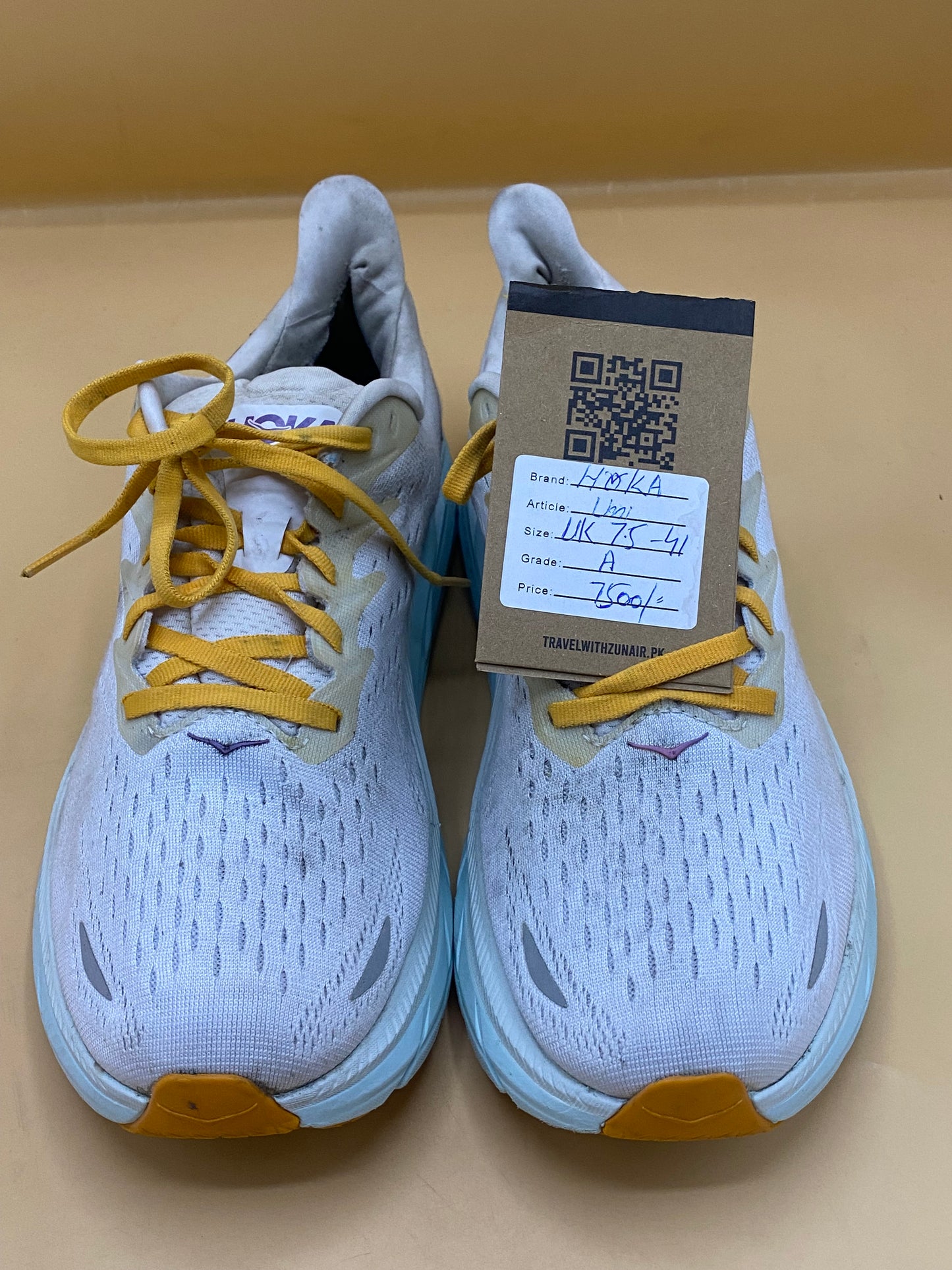 Hoka One One Clifton 8 Womens Running Shoe White