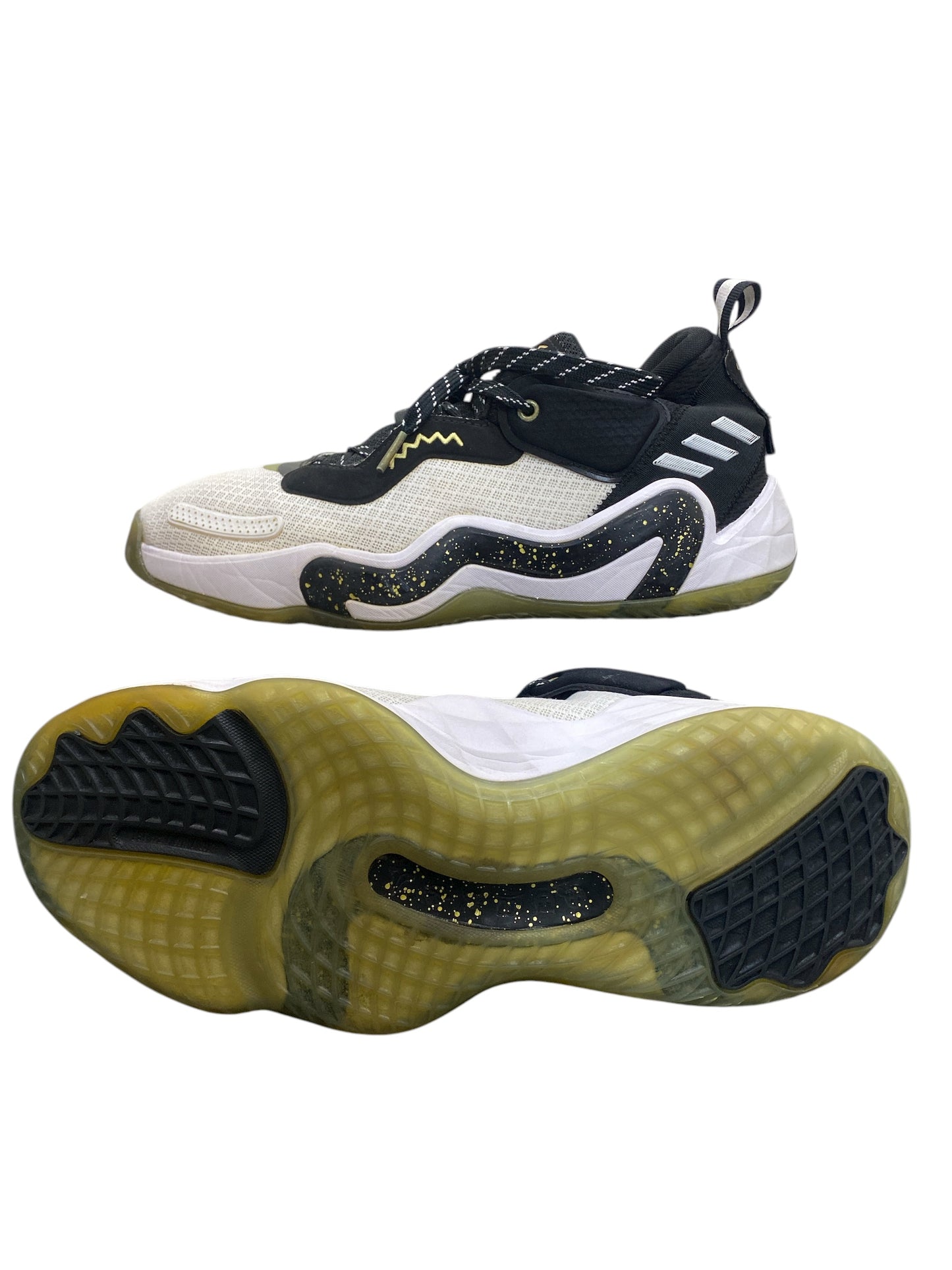 Adidas D.O.N Issue Mens Basketball Shoes black gold white