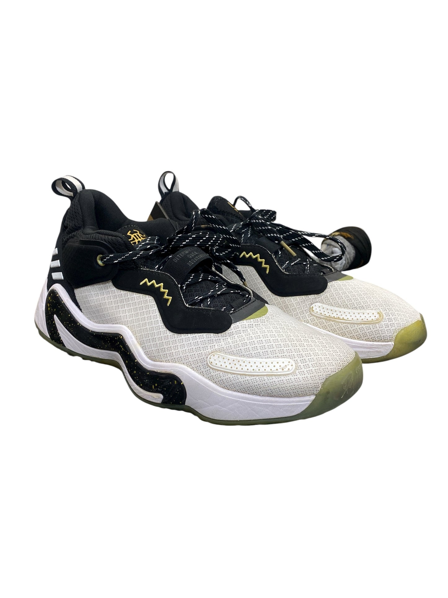 Adidas D.O.N Issue Mens Basketball Shoes black gold white