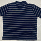 Chaps Shirt Mens Blue Striped Short Sleeve