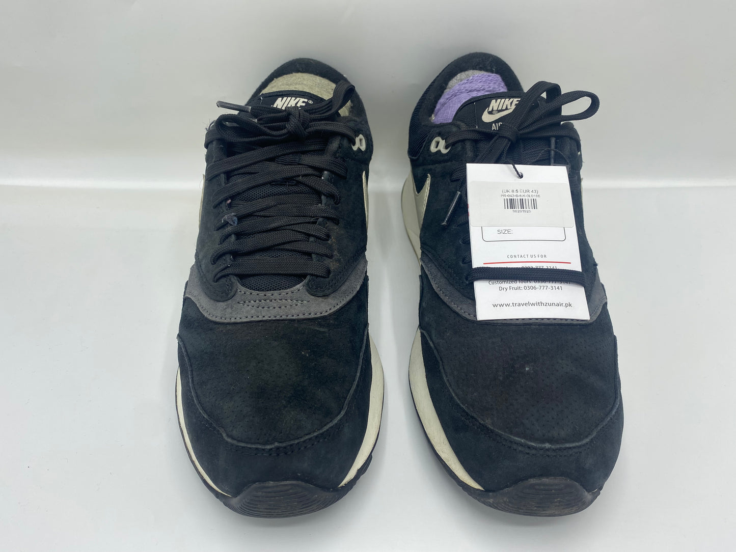 Nike Air Odyssey Gym Black White Suede