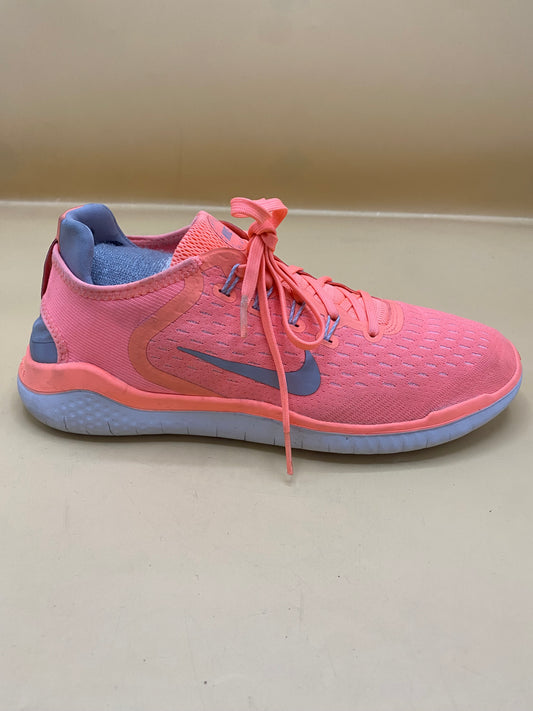 Nike Free RN Women Running Shoes Crimson Pulse Orange Gray