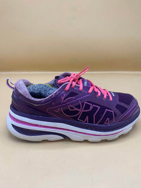 Women Hoka one bondi 3 running shoes
