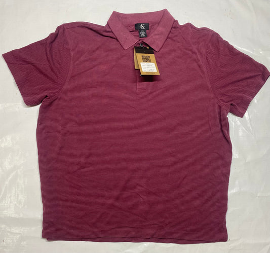 Calvin klevin Rose Red Striped Shirt