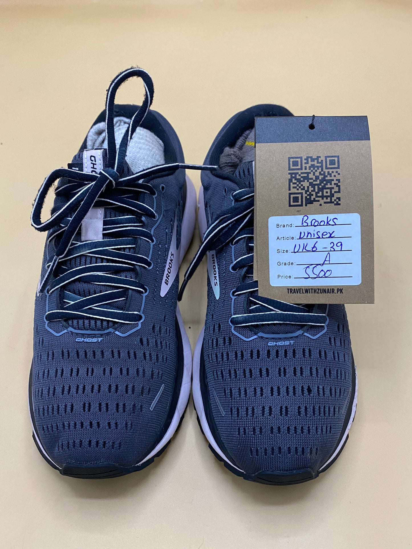 Brooks Ghost 13 Gray Running Shoes Sneakers