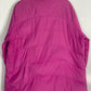 LL Bean Magenta Goosedown Puffer Coat Detachable Faux Fur Hood