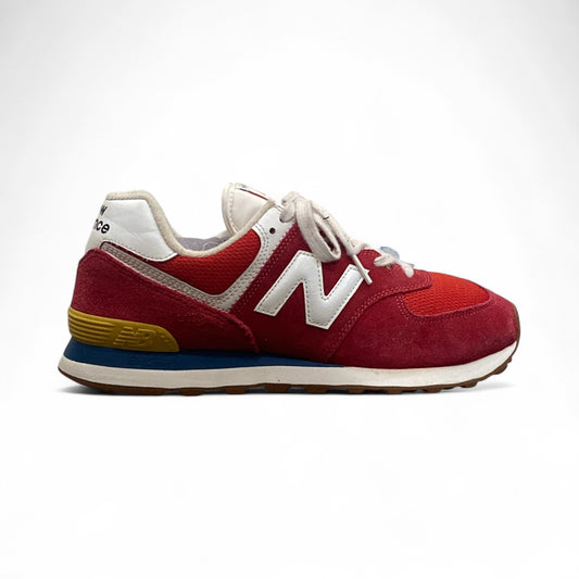 New Balance 574 men's shoes sports sneakers trainers red 40 EU