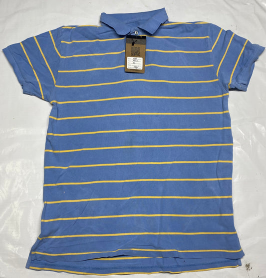 GAP Men's Blue & Yellow Shirt