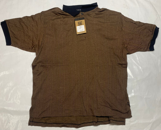 Nike standard cropped t-shirt with texture in brown