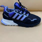Adidas Black Purple Violet Running Sneaker Shoes