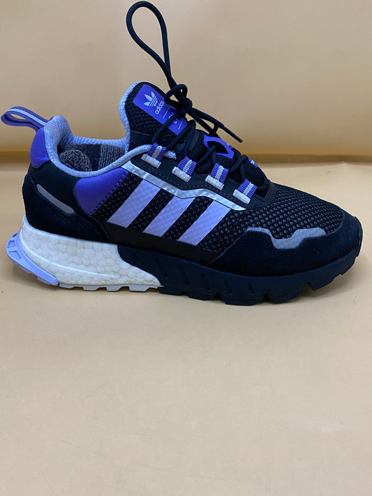 Adidas Black Purple Violet Running Sneaker Shoes
