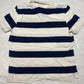 Nautica Blue And White Stripe Shirt