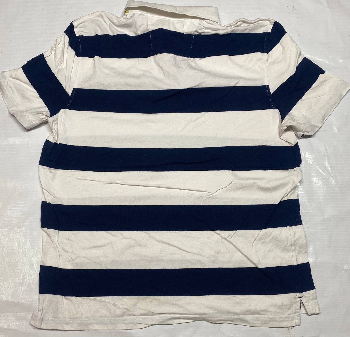 Nautica Blue And White Stripe Shirt
