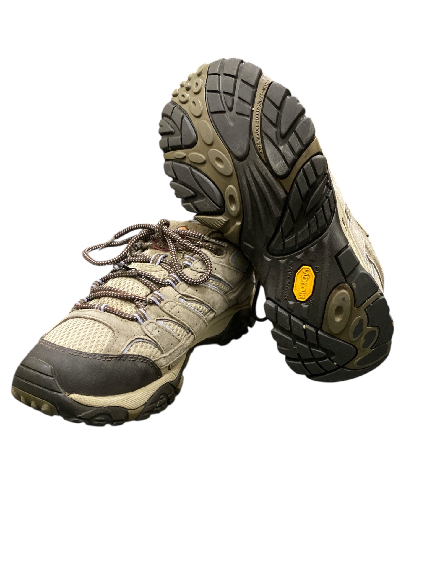 Merrell Hiking Shoes  Moab 2 Gray Suede Waterproof Trail Walking Sneaker