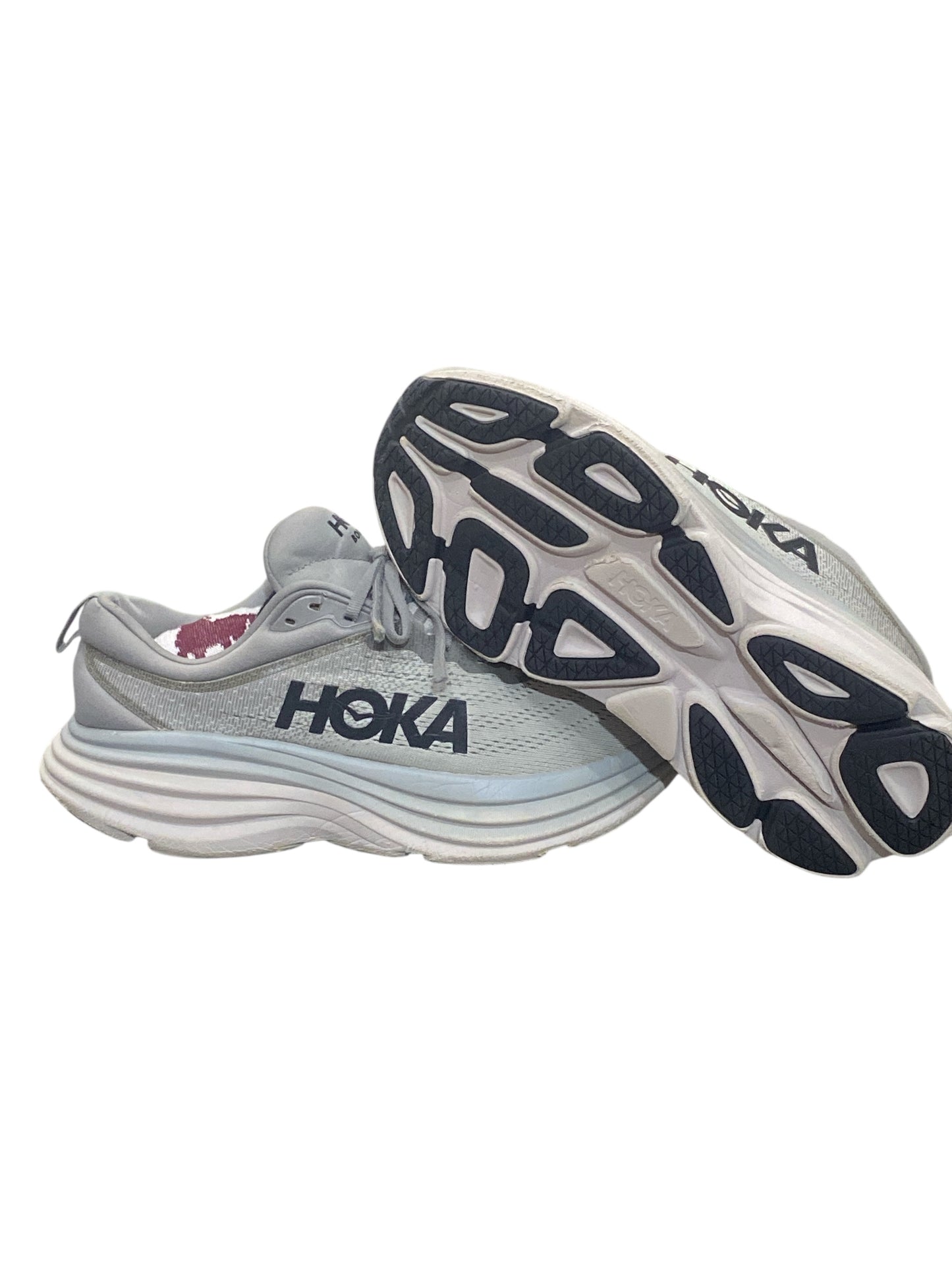 Men’s HOKA Bondi 8 – Sharkskin/Harbor Mist