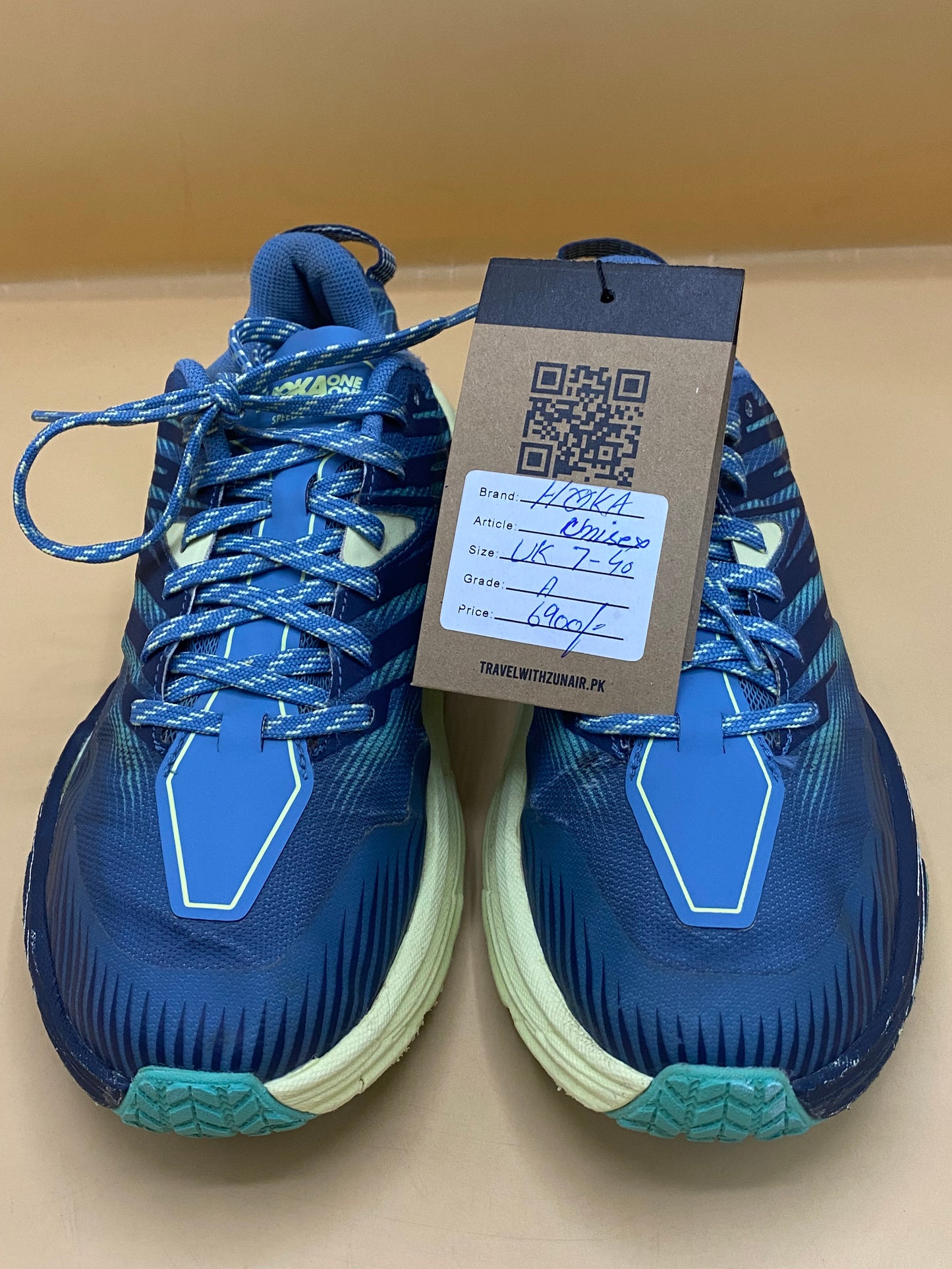 Hoka One One Speedgoat Blue Athletic Shoes Sneakers