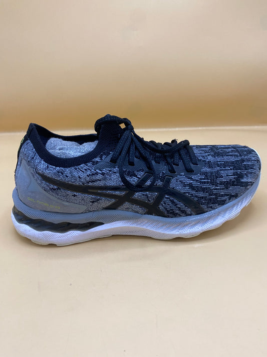 Asics Gel-Nimbus 23 Knit Running Shoes, Grey/Black