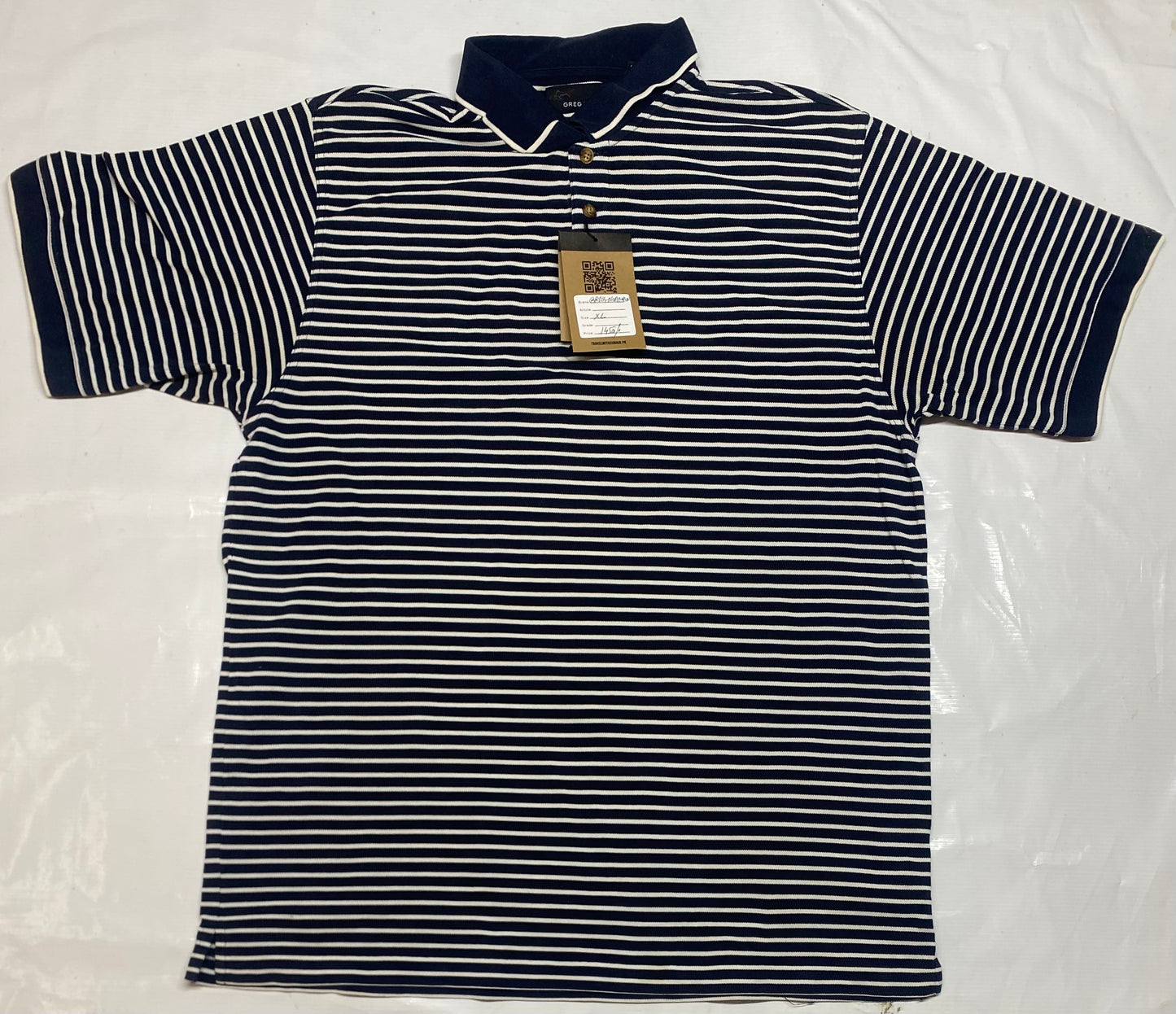Greg Norman Striped Sleeveless shirt