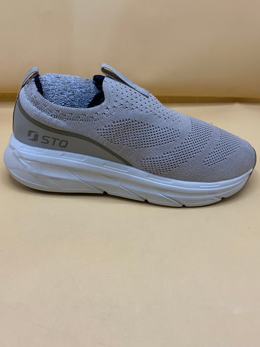 STQ Slip on Sneakers Walking Shoes with Arch Support Memory Foam