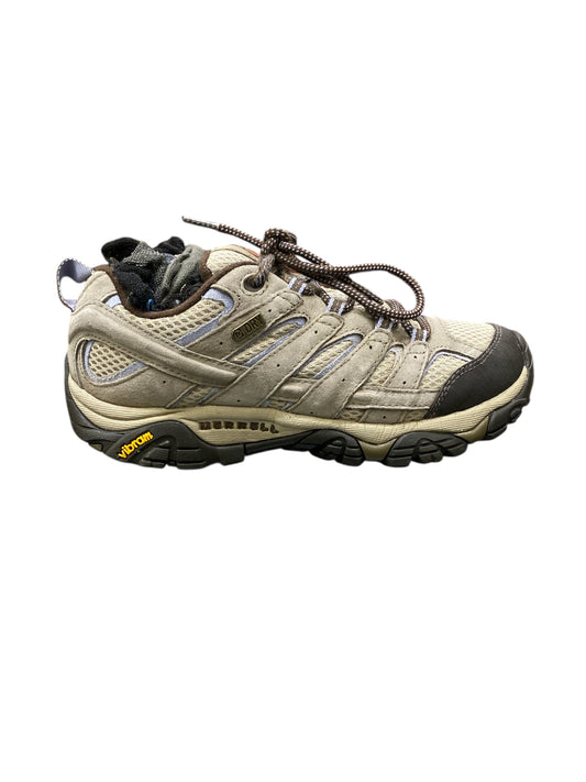 Merrell Hiking Shoes  Moab 2 Gray Suede Waterproof Trail Walking Sneaker