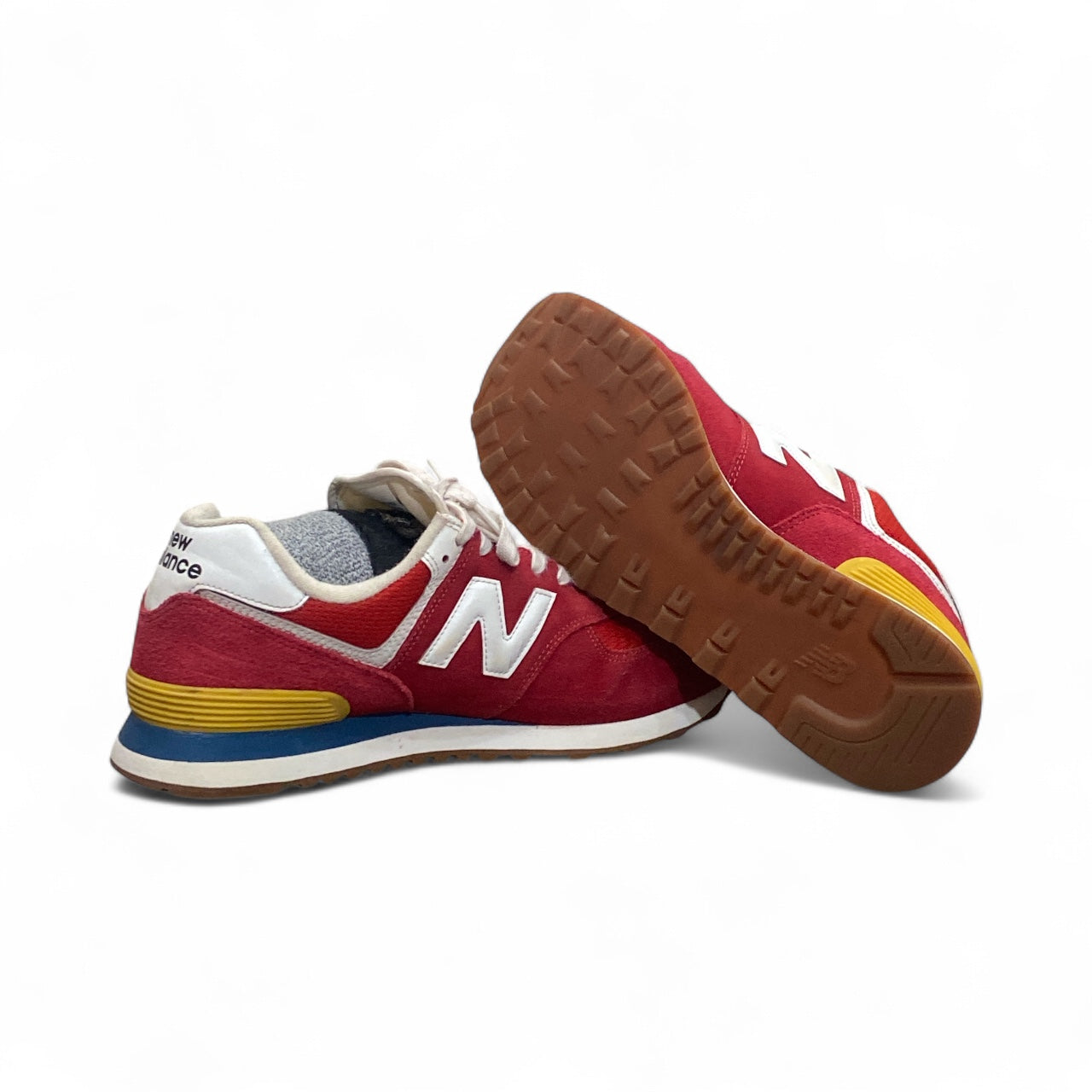 New Balance 574 men's shoes sports sneakers trainers red 40 EU