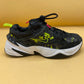 NIKE BLACK TRAINERS 4 GREEN ANTHRACITE