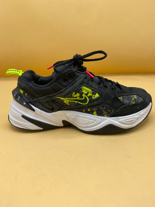 NIKE BLACK TRAINERS 4 GREEN ANTHRACITE