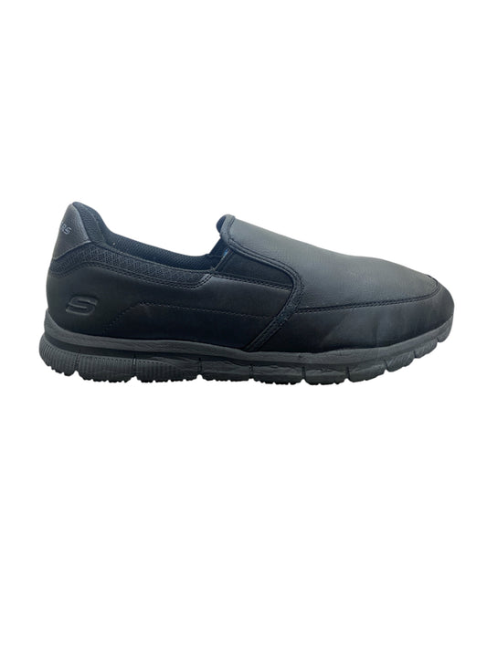 Men's Skechers, Nampa - Groton SR Work Shoes Black Synthetic